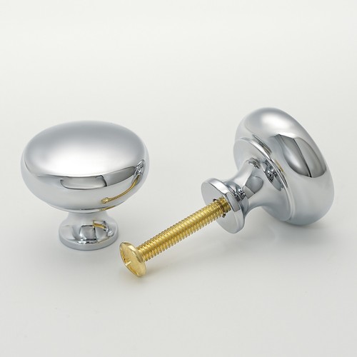 1.18" Diameter Solid Brass Cabinet Knob Cabinet Handle Classic Drawer Knob - Picture 9 of 17