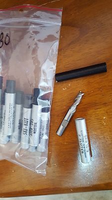 Weldon Ski-Kut LOT of 13 End Mill - 2 Flute  5/16 dia x 3/8 x 2 1/2'' OAL SKB10-2