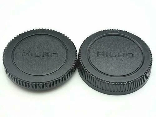 Cubierta de lente trasera + tapa del cuerpo de cámara apta para Panasonic Lumix DMC-GF1 Micro 4/3 M4/3 Foto 3 de 3