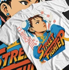 Chun Li T-shirt, Anime Gift Shirt, Street Fighter vs King Of Fighters Snk Tee,