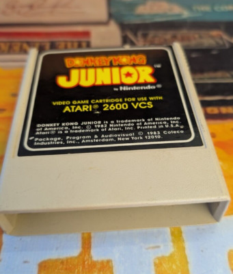 Donkey Kong Junior (CBS 1983) ATARI 2600 VCS (Modul / Cartridge) works 8-bit gre
