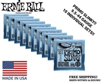*10 PACK ERNIE BALL PRIMO SLINKY 9.5-44 ELECTRIC GUITAR STRINGS 2211 (10 SETS)*