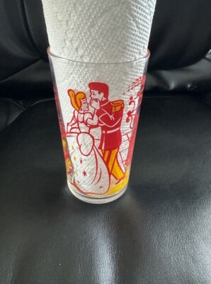 Vintage Walt Disney Cinderella Glass #6 - At The Dance | eBay
