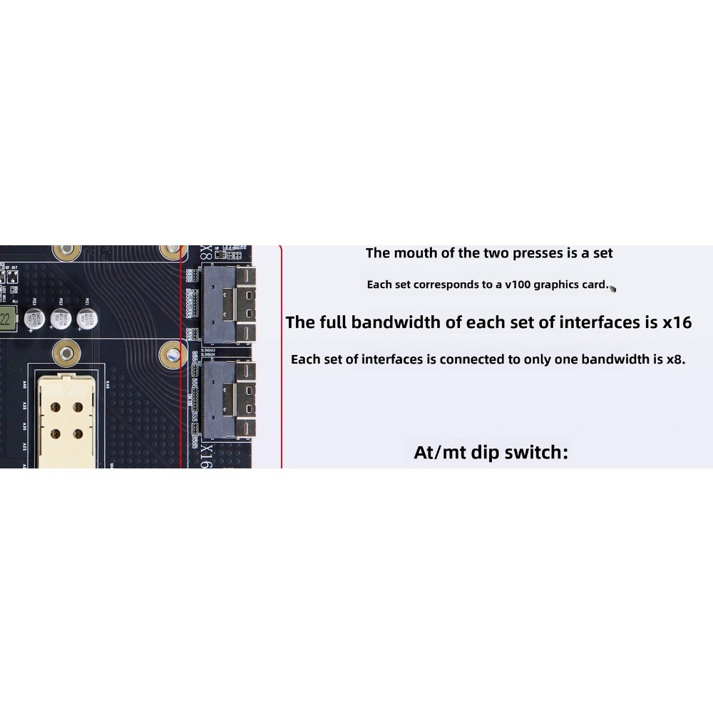 Built-in NVIDIA V100 SXM2 300G NVlink interconnect Dual Card SXM2