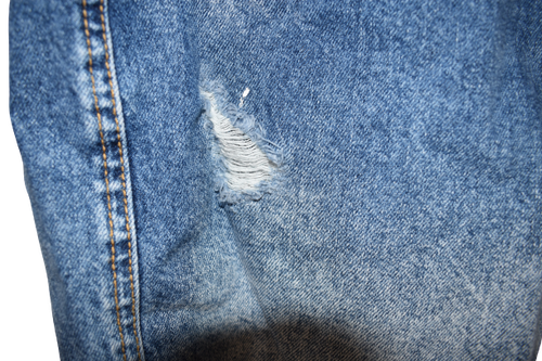 Jeansshorts Zara Man Denim Wear 3Q Distressed Blau Biker Schlüsselanhänger Größe 32 - Bild 7 von 10