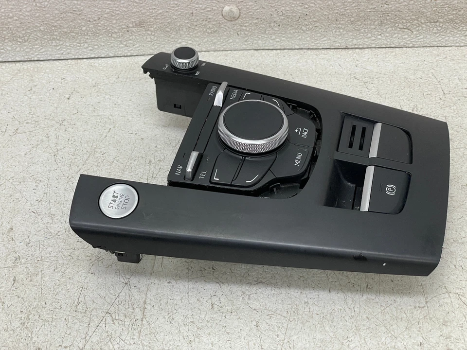 Audi A3 2015-2016 consola audio radio medios control perilla panel interruptor 1438 OEM Foto 4 de 4