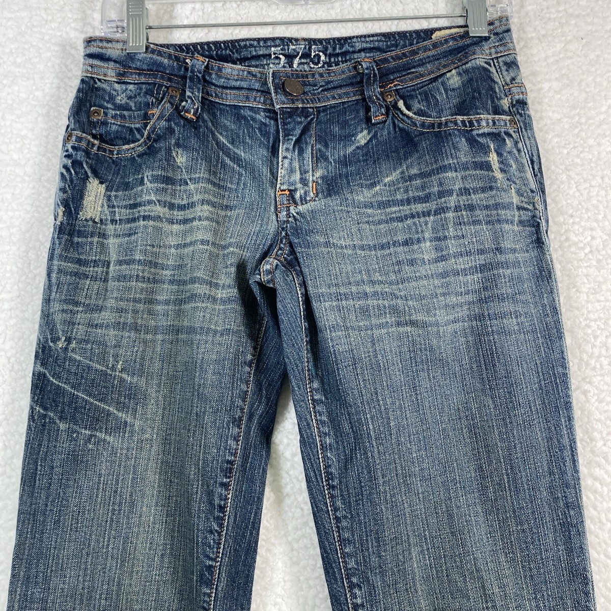 575 Denim Los Angeles Designer Jeans Blue Bootcut Button Fly