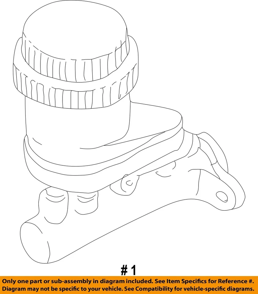 Used Brake Master Cylinder fits: 2002 Mitsubishi Montero sport w/ABS Grade A — 第 4/4 张图片