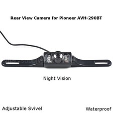 New Rear View Camera Backup License Plate Night for Pioneer AVH-290BT AVH290BT