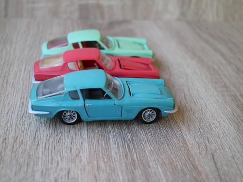 Maserati Mistral Coupe Mebetoys Remake 1/43 Plastik 3 Stück - Bild 7 von 18