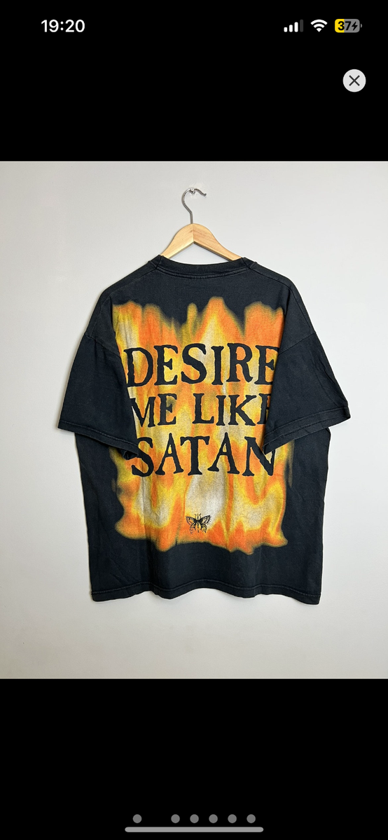 Rare Vintage 90s Cradle of Filth Desire Me Metal Band Tshirt xl