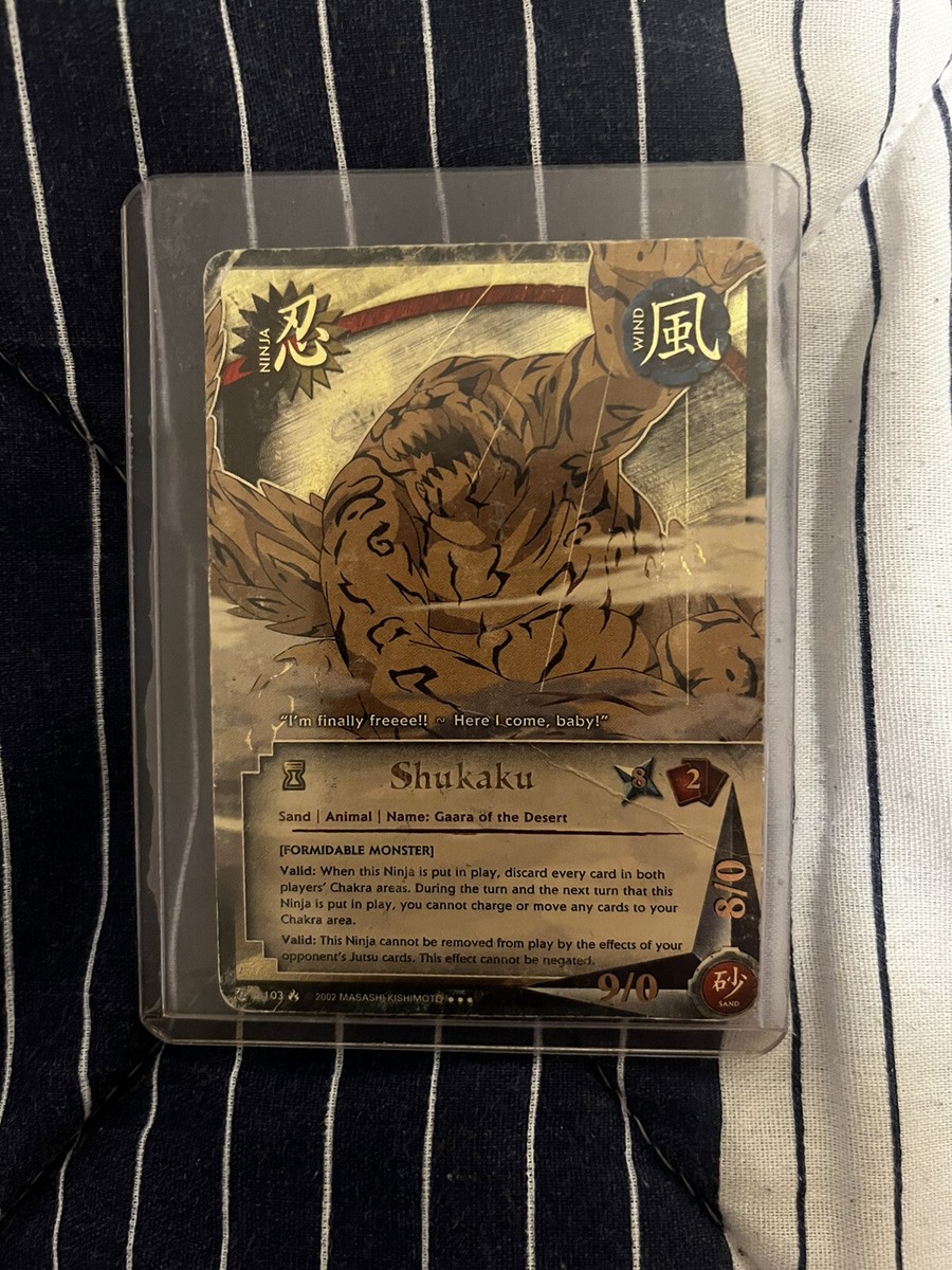 Naruto CCG Shukaku One Tailed Beast Rare Foil | eBay