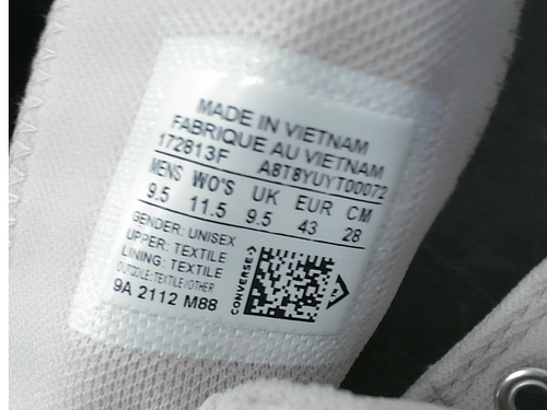 Converse Chuck Taylor All Star Hi Unisex Shoes without lace Men 9.5 / Wmn 11.5 - Bild 8 von 9