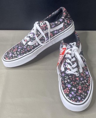 Vans Off The Wall Floral Print Sneakers Women s Size 10 New With Tags NWOB
