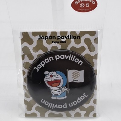 Doraemon Pin Badge Expo 2025 Japan Pavilion Kansai Osaka Souvenir Sealed