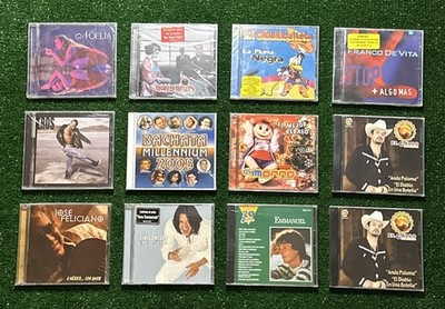 Vintage Sealed New Latin Mexican Music Variety CD Bundle Lot Of 12 90 s-00 s