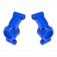 Traxxas 10751-BLUE Blue Aluminum Stub Axle Carriers L R 