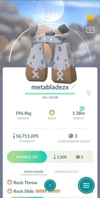 Pokémon GO - Stonjourner Trade (United Kingdom Regional Exclusive)