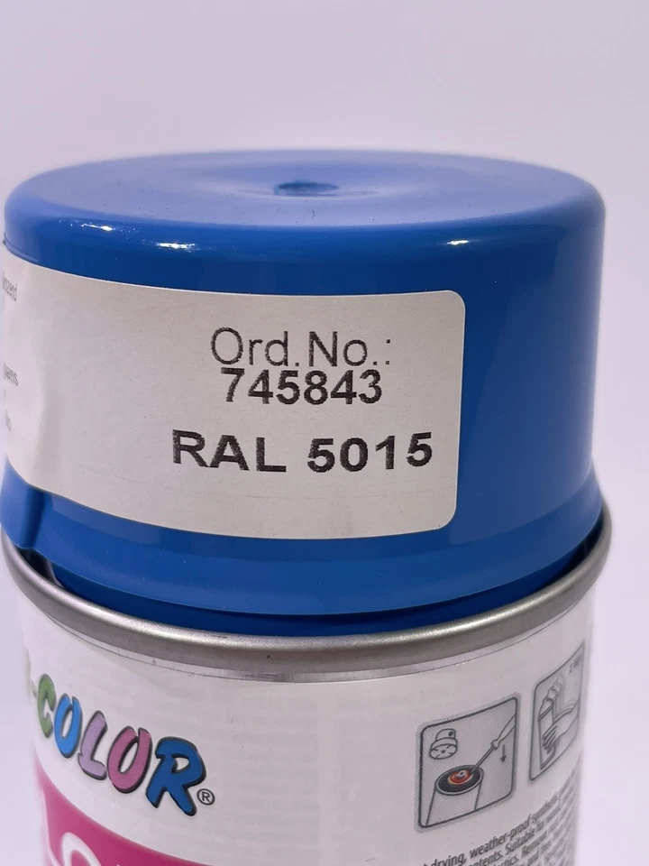 Dupli Color 745843 Color Spray in Himmelblau RAL 5015 Glanz 400ml Spray Lack - Bild 2 von 4