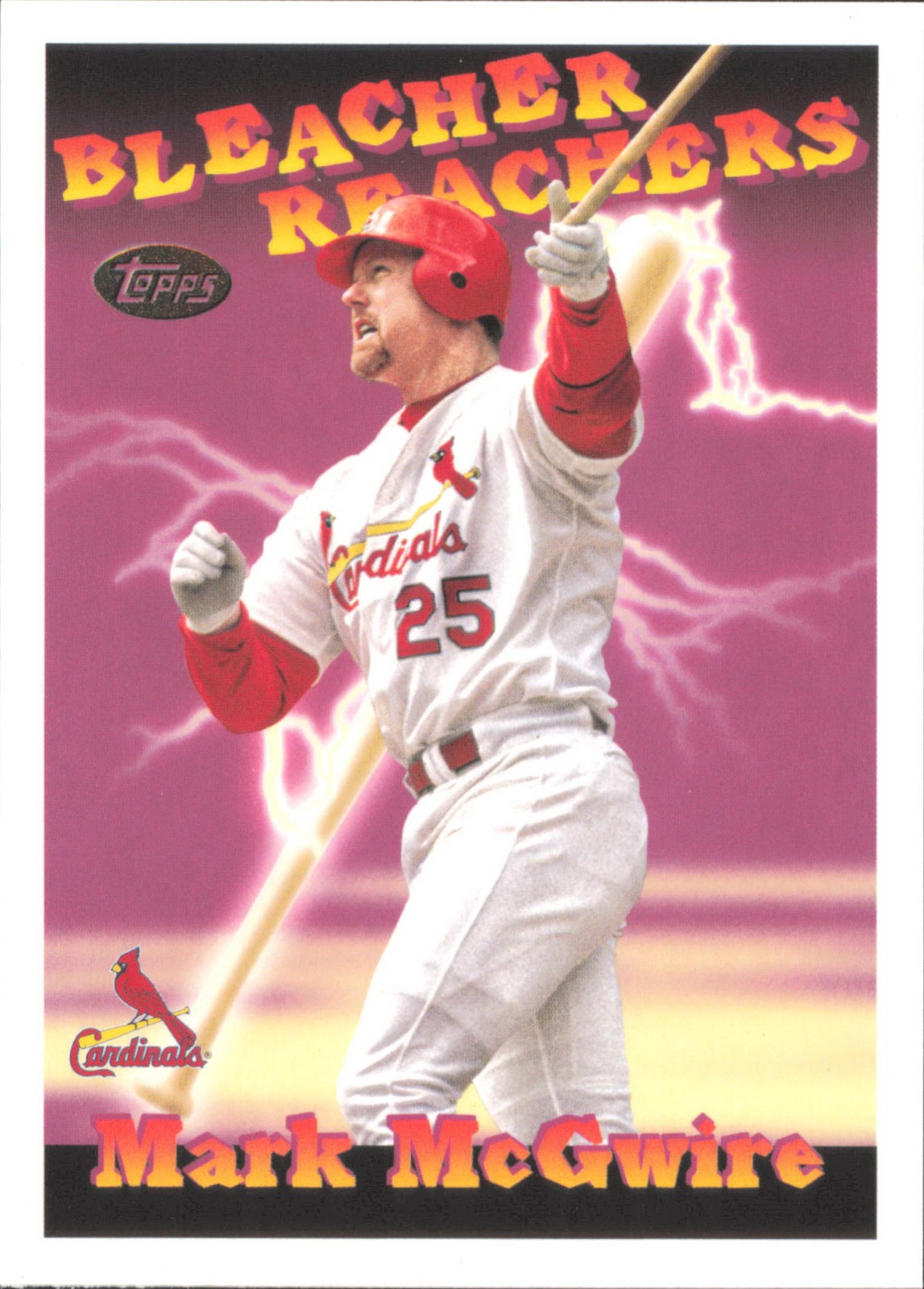 Mark McGwire #BR-7 Baseball Cards 2025 Topps Update Bleacher Reachers trading card — raw and PSA graded price guide