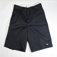 Dickies Men's 13-inch Loose Fit Multi-Pocket Twill Work Shorts Black, Size 36