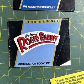 NES Manual Lot Excitebike Robo Cup Bigfoot Back To The Future