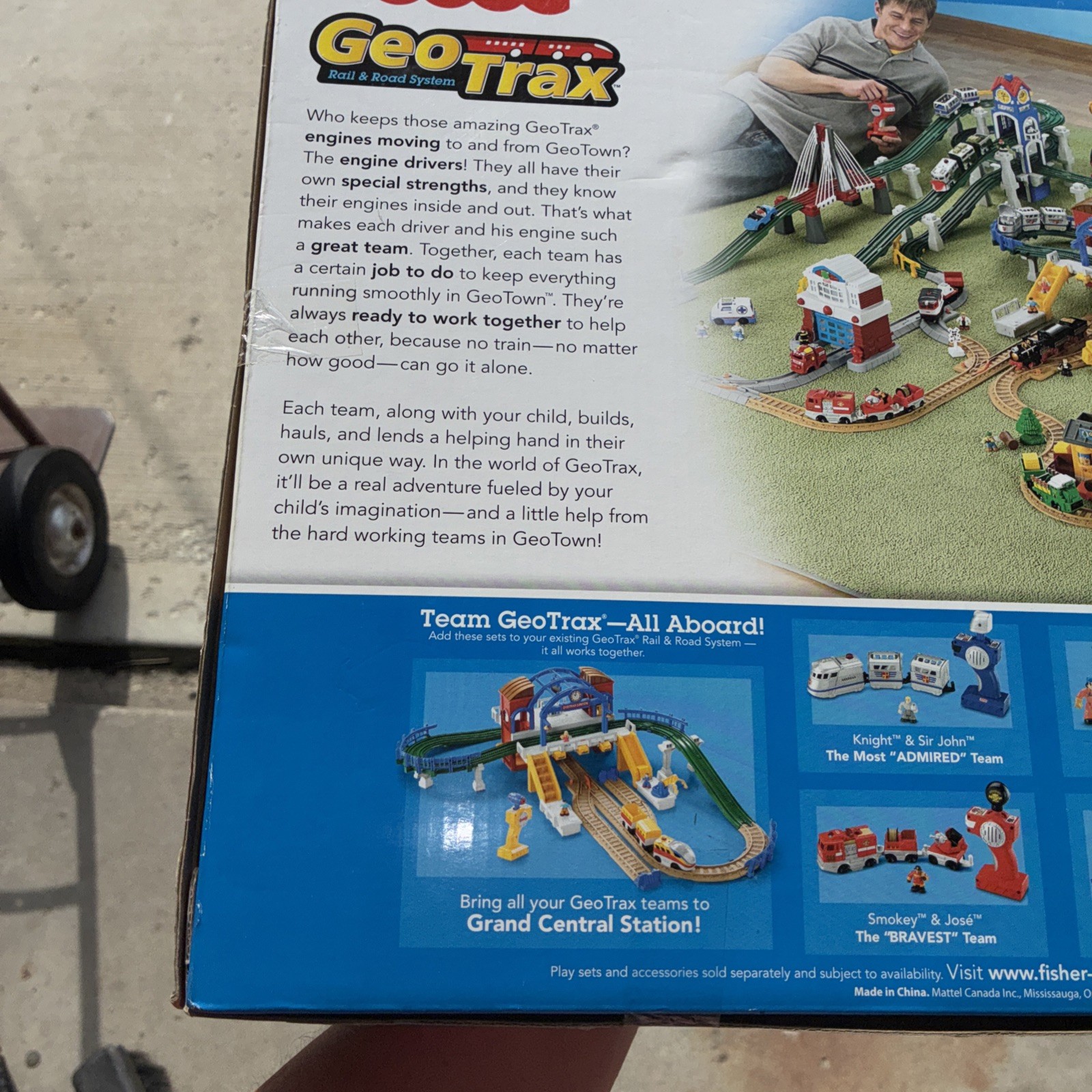GEOTRAX VEHICLE GIFT SET 4 Teams CONFUSED, FRIENDLIEST, CRABBIEST & BUSIEST NEW
