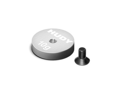 HUDY Wolfram Gewicht rund mit M3 Gewinde 10g HUD293085 
