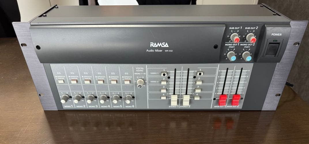 RAMSA WR-X102 Audio Mixer Professional Mixing Console Japan | eBay
