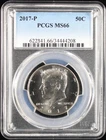2017-P Kennedy Half Dollar 50c PCGS MS66