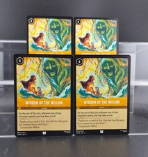 Disney Lorcana Wisdom of the Willow 31/204 Winterspell Uncommon 4 Cards