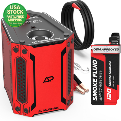 #ad #ad Automotive Smoke Machine EVAP Vacuum Leak Tester Adjustable Pressure Built In $86.99