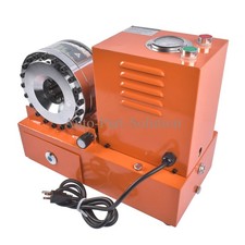 NEW Electric Hydraulic Hose Crimper Tool + 8 Dies-110V Portable Crimping Machine