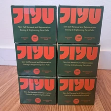 (6) Jiyu Korean Skincare Anti-Aging, Dark Spot & Wrinkle Minimizing Toner Pads