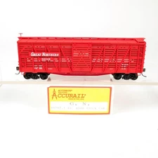 Accurail HO Scale Great Northern GN #56248 40' Wood Stock Car Kit Built 4702.1