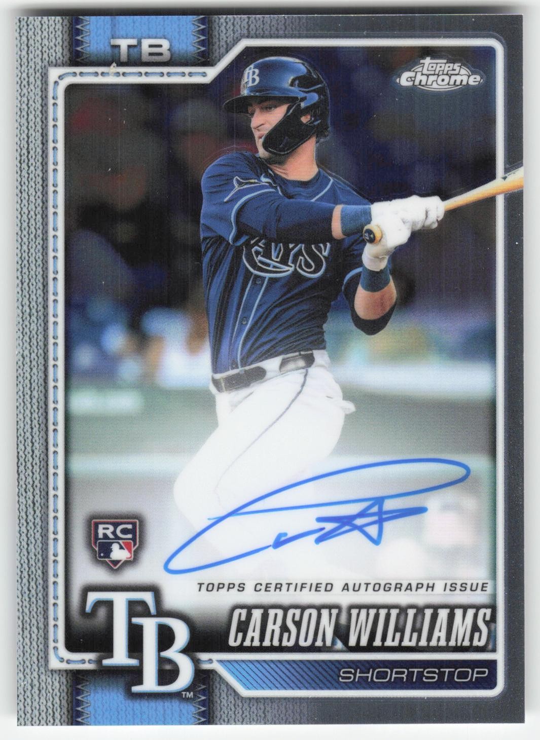 2026 Topps Chrome #RA-CWS Carson Williams RC Auto