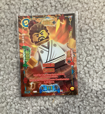 LEGO Ninjago Trading Card Game Okino Level Up Ultra Holo Nr. 77 Deutsch