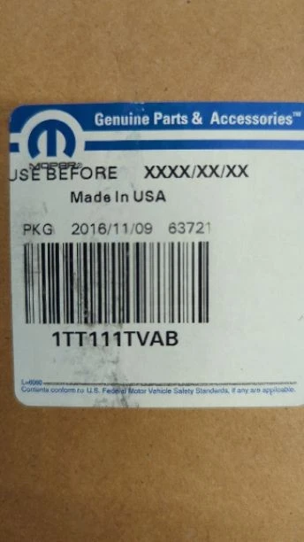 Nuevo panel de moldura de puerta trasera de doble cabina Ram 2011-2012 genuino OEM guijarro leñoso Foto 2 de 4