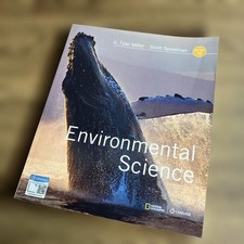 Environmental Science by G. Tyler Miller & Scott Spoolman, Good Condition, Pape