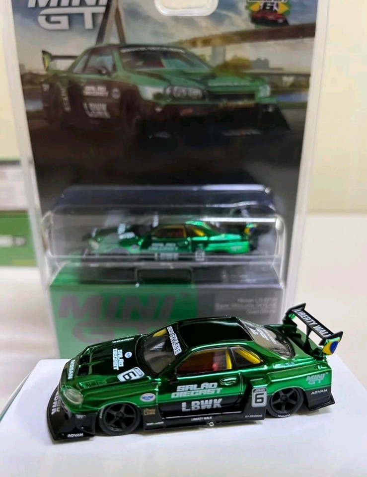 Set Mini GT Nissan Skyline R34 LBWK Brazil exclusive 2 pcs (1 Tour 2025 ...