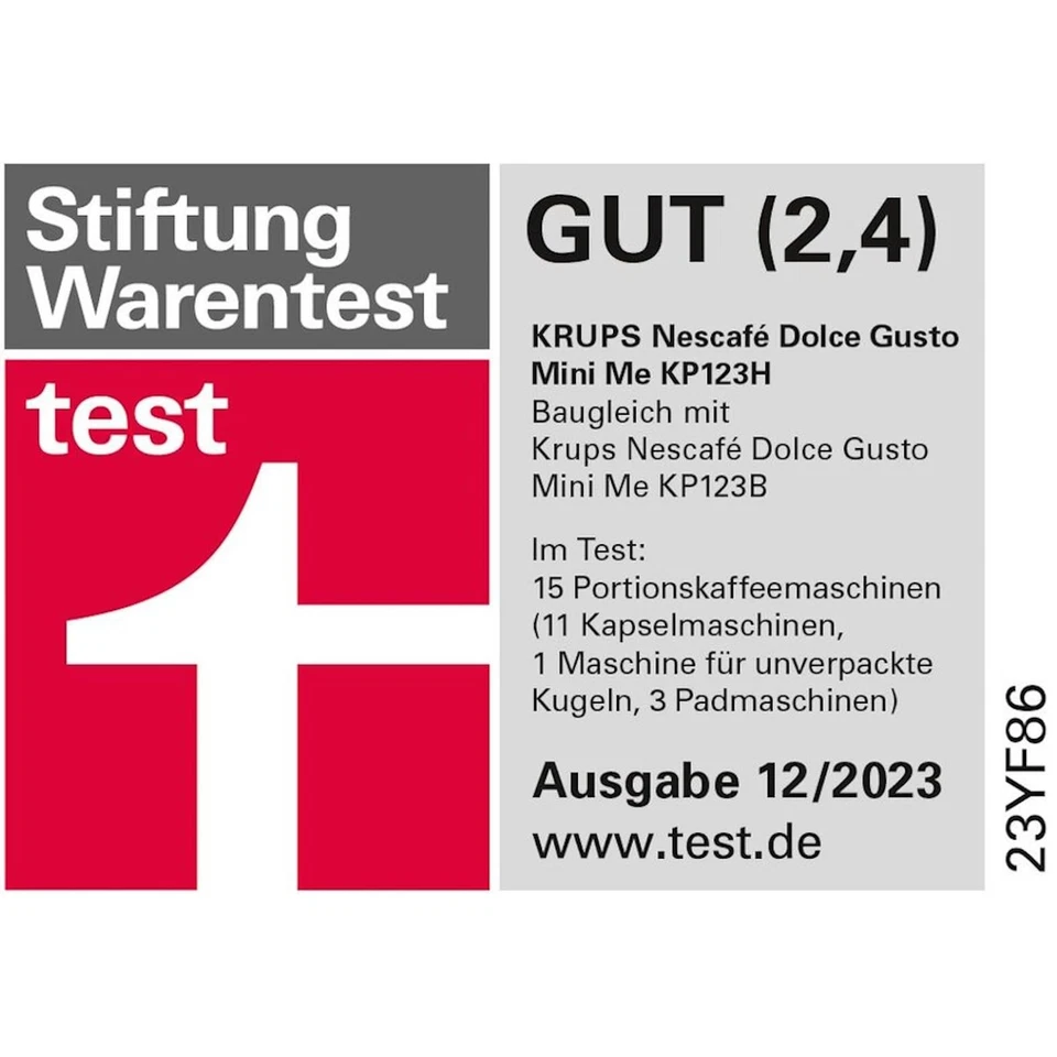 NESCAFÉ DOLCE GUSTO MINI ME by KRUPS cherry rot/ schwarz automatische Kaffeek... - Bild 2 von 4