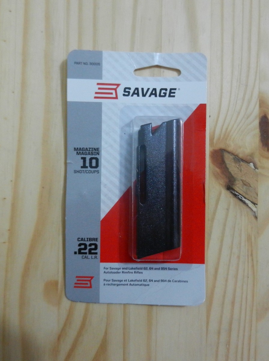 Savage Factory 10 Round 22 LR Magazine; 1 Mag; Fits Mod 62, 64