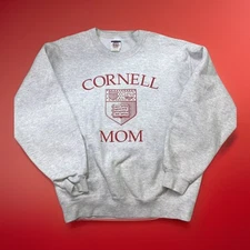 Vintage Cornell University Pullover Sweatshirt - Cornell Mom - Sz M - Jerzees