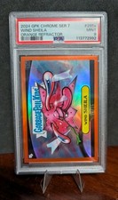 Garbage Pail Kids Wind Sheila Chrome 2024 Series 7 Orange Ref. #d /25, PSA 9