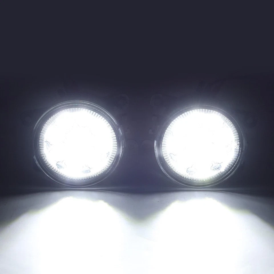 Par de luces antiniebla LED para parachoques delantero para Mitsubishi Mirage 2017-2020 Foto 2 de 4