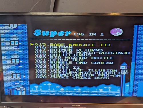 Sega Megadrive 2, 2 Controller & 192 Spielekassette getestet & funktionsfähig. - Bild 20 von 22