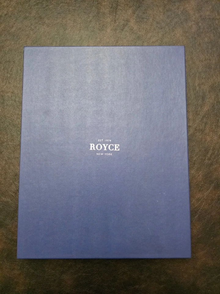 Organizador de portafolio ejecutivo de escritura Black Royce New York Foto 2 de 4