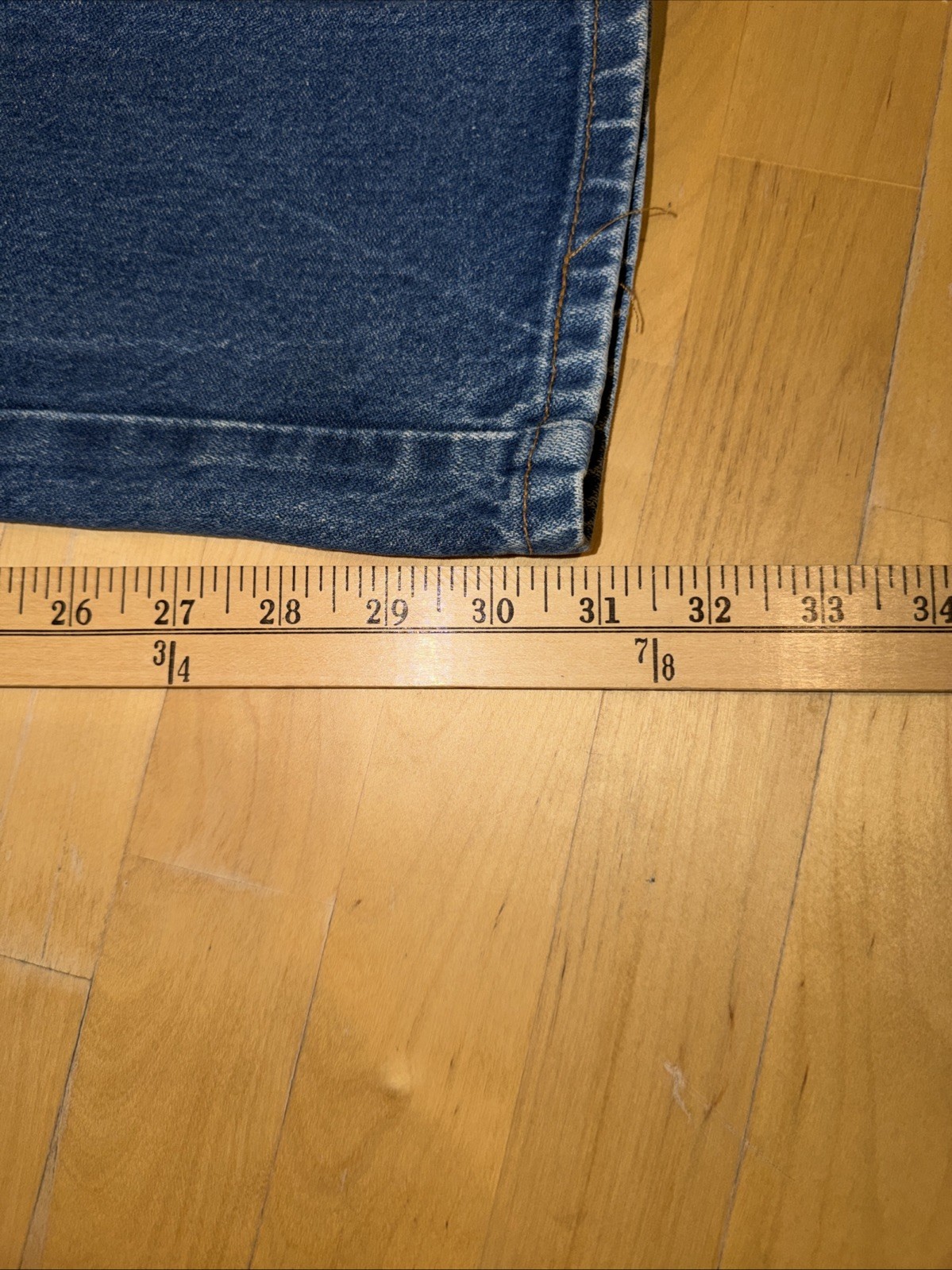 Vintage Wrangler Cowboy Cut Jeans Men’s 44x32 Blue Denim 13MWZ Made In USA Rare image 5