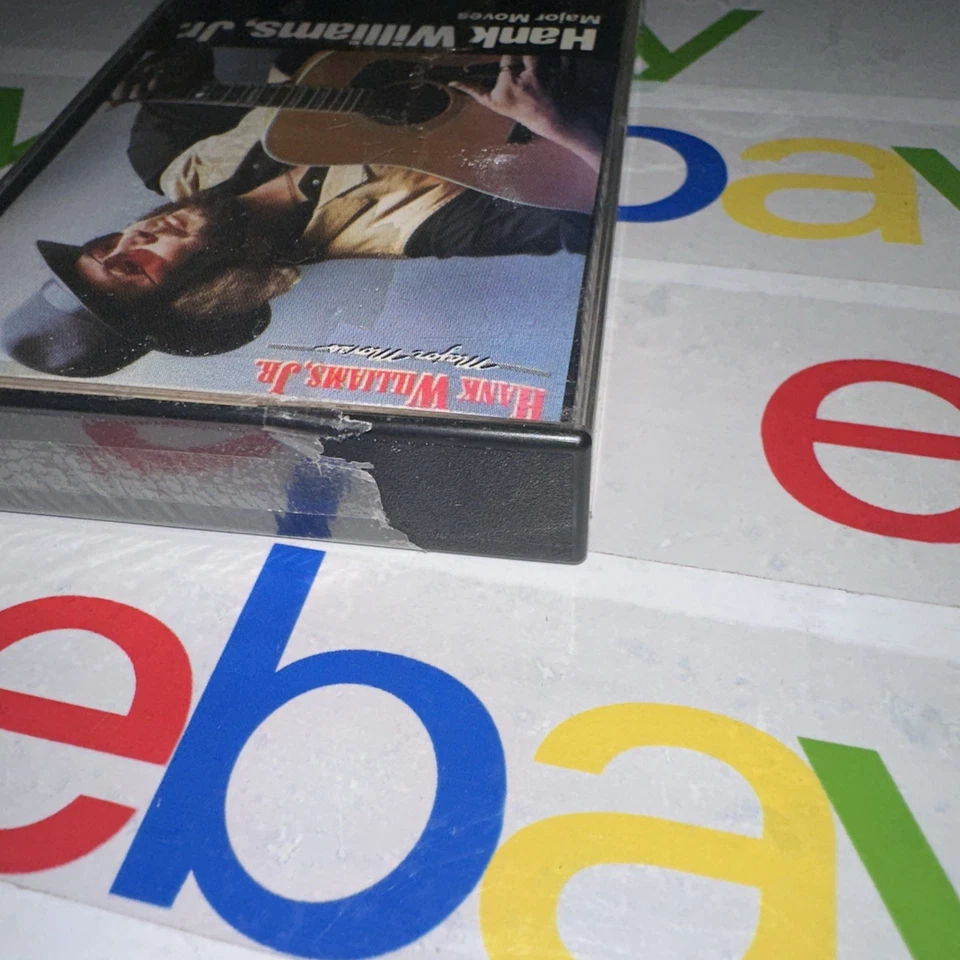 Major Moves by Hank Williams, Jr. (Cassette, 1986, PolyGram) - Image 4 of 4