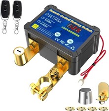 Remote Battery Disconnect Switch 12v, 250A, Upgrade Smart Voltage Car Kill